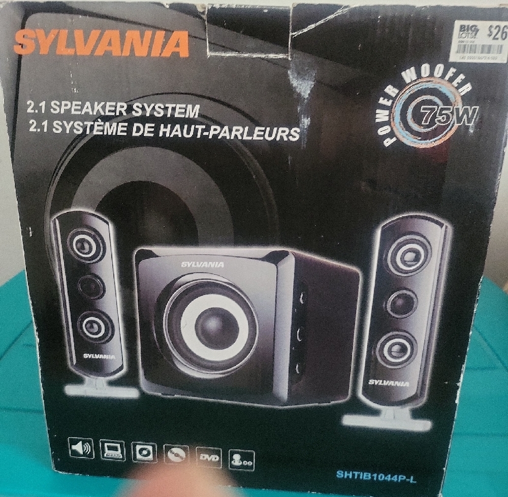 Black 2.1 Speaker System
